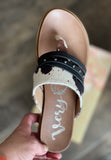 Rose Cow Sandal