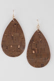 Natural Wood Earrings