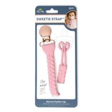 Sweetie Strap™ Silicone Pacifier Clip (Blue, Pink or Buttercream)