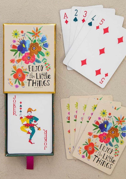 Enjoy The Little Things Playing Cards