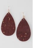 Natural Wood Earrings