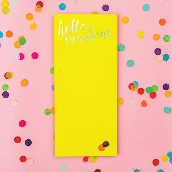 Hello Sunshine List Pad