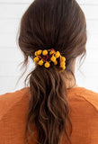 Large Pom Pom Scrunchie Set