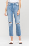 Beverley Vervet Straight Denim
