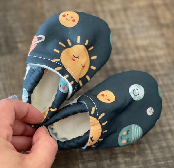 Space Handmade Baby Shoes
