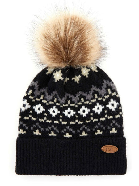 C.C. Geo Ethnic Beanie