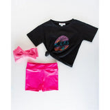 Kenya Biker Shorts - Orchid Pink