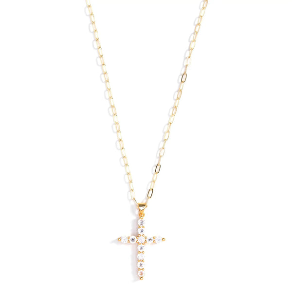 Large Cross Pendant Necklace