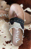 Rose Cow Sandal