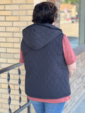 Rory Quilted Hooded Vest