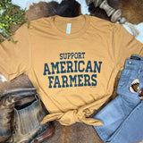 SUPPORT AMERICAN FARMERS Graphic Tee