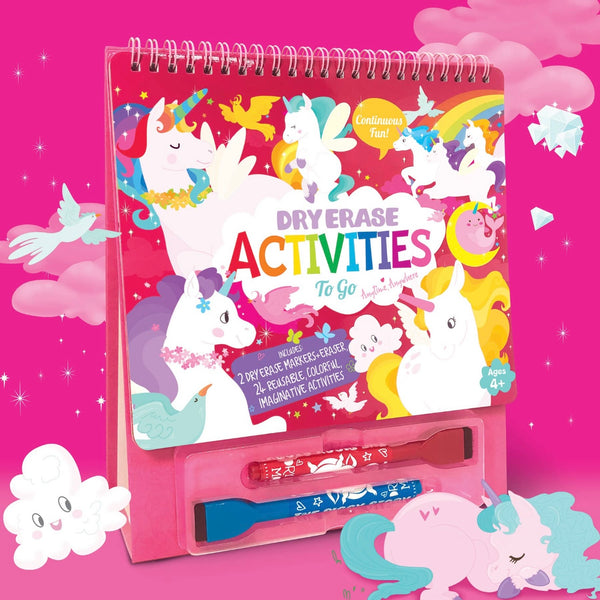 Dry Erase Activities To Go-Unicorn Fantasy