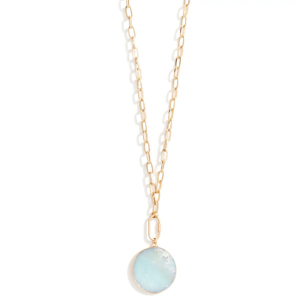 Long Stone Necklace