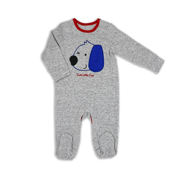 Boys Embroidery Coverall-Cute Little One
