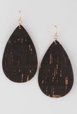 Natural Wood Earrings