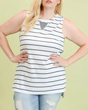Striped Top - Plus
