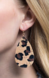 Cork Teardrop Earrings