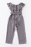 Black stripe Jumpsuit