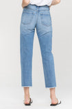 Beverley Vervet Straight Denim