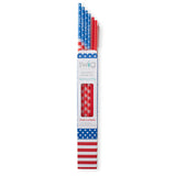 Stars + Stripes Reusable Straw Set