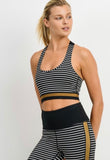 Striped Racerback Sports bra
