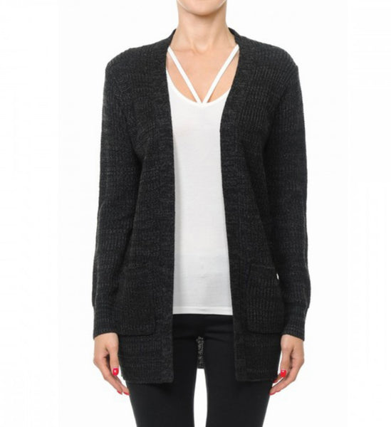Black Cardigan - Plus
