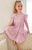 FLORAL RUFFLE SLEEVELESS TIERED DRESS
