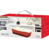 Le Regalo Rectangular Stoneware Baking Loaf Pan, 9.75"x5.25"