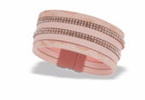 Magnet Bracelet (pink, blue, gray)
